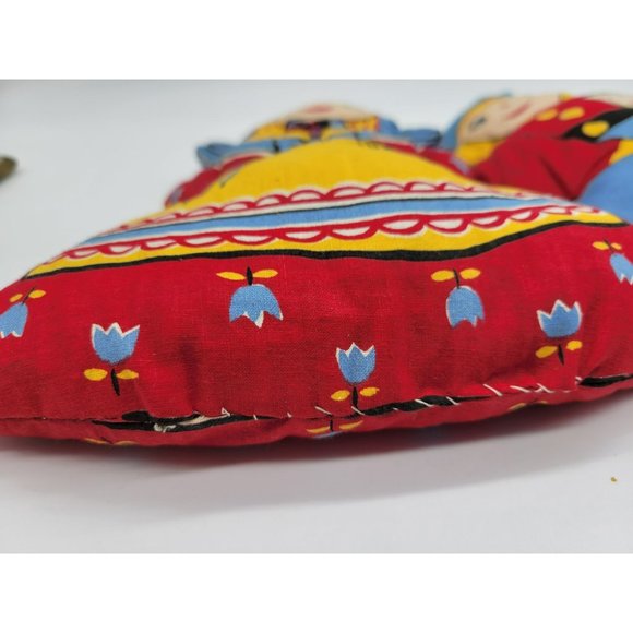 Vintage Pair Cloth Dolls VALTEX Hansel & Gretel Penn. Dutch Boy Girl Cut & Sew - Picture 10 of 13